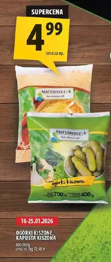 Arhelan Ogórki kiszone Matyjaszczyk oferta