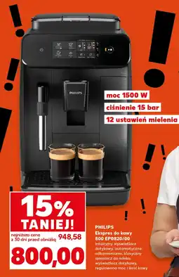 Kaufland Ekspres do kawy Philips oferta
