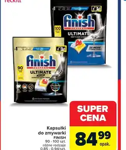 Carrefour Finish kapsułki do zmywarki oferta