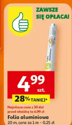 Auchan Folia aluminiowa oferta