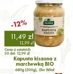 Organic Farma Zdrowia Kapusta kiszona Eko Wital oferta