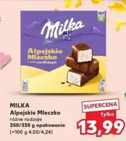Kaufland Milka Alpejskie Mleczko oferta