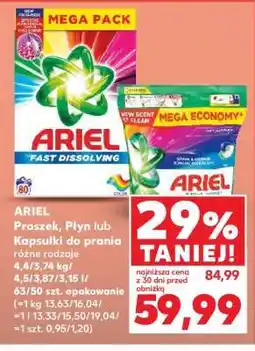 Kaufland ARIEL Proszek, Płyn lub Kapsułki do prania oferta