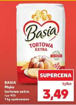Kaufland BASIA Mąka tortowa extra typ 405 1 kg opakowanie oferta