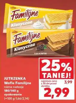 Kaufland JUTRZENKA Wafle Familijne oferta