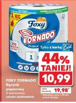 Kaufland FOXY TORNADO Ręcznik papierowy 3-warstwowy sztuka opakowanie oferta