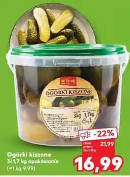 Kaufland Ogórki kiszone oferta
