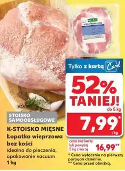 Kaufland Łopatka wieprzowa bez kości oferta