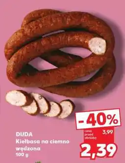 Kaufland DUDA Kiełbasa na ciemno wędzona 100 g oferta