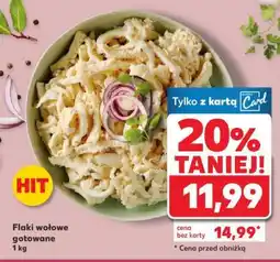 Kaufland Flaki wołowe gotowane 1 kg oferta
