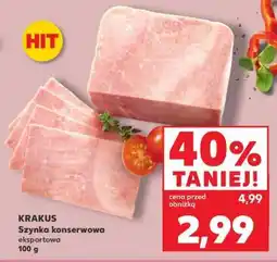 Kaufland KRAKUS Szynka konserwowa eksportowa 100 g oferta