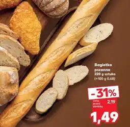 Kaufland Bagietka pszenna 220 g sztuka oferta