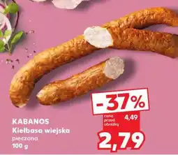 Kaufland KABANOS Kiełbasa wiejska oferta