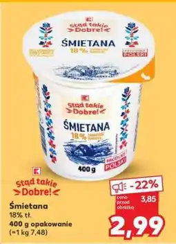 Kaufland Śmietana oferta