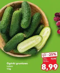 Kaufland Ogórki gruntowe luzem 1 kg oferta