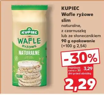 Kaufland KUPIEC Wafle ryżowe Slim oferta