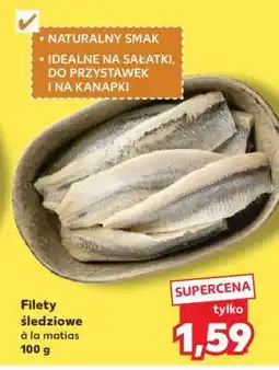 Kaufland Filety śledziowe à la matias 100 g oferta