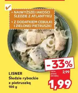 Kaufland LISNER Śledzie rybackie z pietruszką 100 g oferta