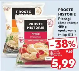 Kaufland PROSTE HISTORIE Pierogi różne rodzaje 450 g opakowanie oferta