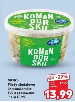 Kaufland MORS Filety śledziowe komandorskie oferta