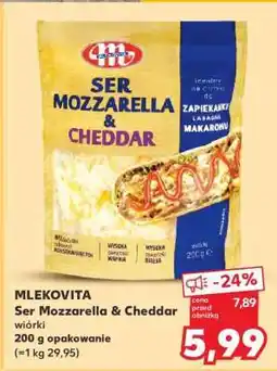 Kaufland MLEKOVITA Ser Mozzarella & Cheddar oferta