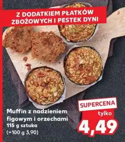 Kaufland Muffin z nadzieniem figowym i orzechami oferta