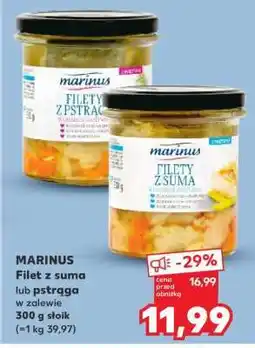 Kaufland MARINUS Filet z suma lub pstrąga w zalewie oferta