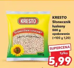 Kaufland KRESTO Słonecznik łuskany 500 g opakowanie oferta