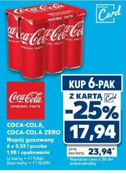 Kaufland Coca-Cola Coca-Cola Zero oferta