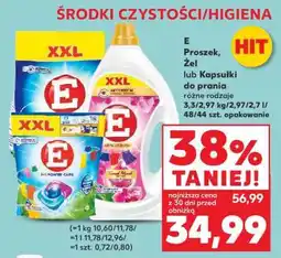 Kaufland E Proszek, Żel lub Kapsułki do prania oferta