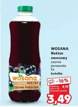 Kaufland WOSANA Nektar owocowy czarna porzeczka 1 l butelka oferta