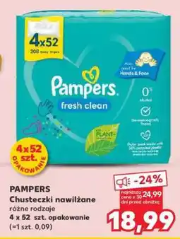 Kaufland PAMPERS Chusteczki nawilżane oferta