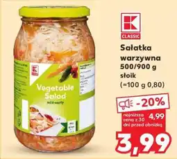 Kaufland Sałatka warzywna 500/900 g słoik oferta