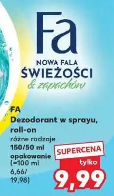 Kaufland FA Dezodorant w sprayu, roll-on oferta