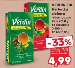 Kaufland VERDIN FIX Herbatka ziołowa oferta