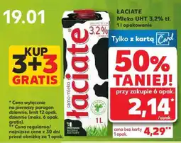 Kaufland ŁACIATE Mleko UHT 3,2% tł oferta
