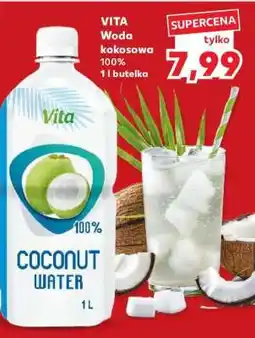 Kaufland VITA Woda kokosowa 100% 1 l butelka oferta