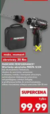 Kaufland PARKSIDE PERFORMANCE Wiertarko-wkrętarka PBSPA 12 E4 oferta