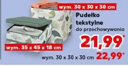 Kaufland Pudełko tekstylne do przechowywania oferta