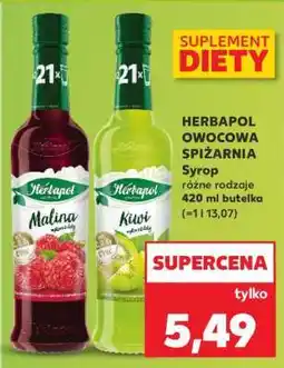 Kaufland HERBAPOL OWOCOWA SPIŻARNIA Syrop oferta
