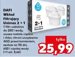 Kaufland DAFI Wkład filtrujący Unimax 2 + 1 oferta
