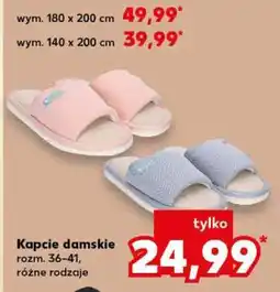 Kaufland Kapcie damskie oferta
