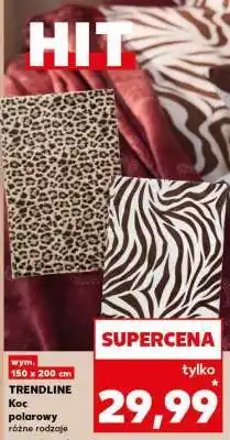 Kaufland TRENDLINE Koc polarowy oferta
