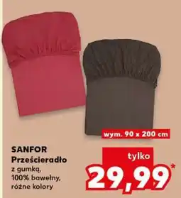 Kaufland SANFOR Prześcieradło oferta