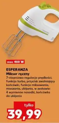 Kaufland ESPERANZA Mikser ręczny oferta