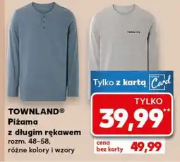 Kaufland TOWNLAND Piżama z długim rękawem oferta