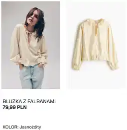 H&M Bluzka z falbanami oferta