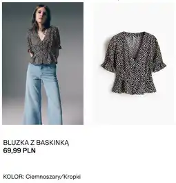 H&M Bluzka z baskinką oferta