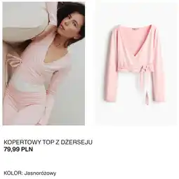 H&M Kopertowy top z dżerseju oferta