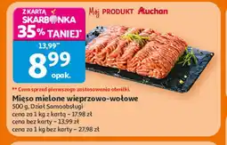 Auchan Mięso mielone wieprzowo-wołowe oferta